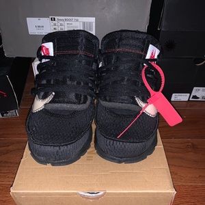 Off white prestos ( black) size 8